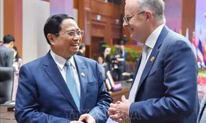 Thủ tướng Chính phủ Phạm Minh Chính gặp Thủ tướng Australia Anthony Albanese