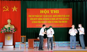 Lữ đoàn 147 thi tuyên truyền phát huy phẩm chất “Bộ đội Cụ Hồ - Người chiến sĩ Hải quân”