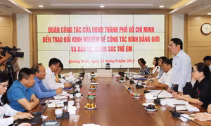 Quảng Ninh - TP Hồ Chí Minh: Trao đổi kinh nghiệm về công tác bình đẳng giới, bảo vệ, chăm sóc trẻ em