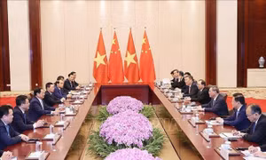 Thủ tướng Chính phủ Phạm Minh Chính hội đàm với Thủ tướng Quốc vụ viện Trung Quốc Lý Cường