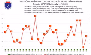 Ngày 11/9: Ca COVID-19 tăng, có 3 bệnh nhân thở oxy