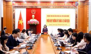 Thường trực HĐND tỉnh họp phiên thường kỳ tháng 2