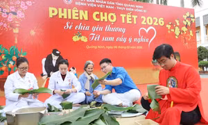 Bệnh viện Việt Nam - Thụy Điển Uông Bí tổ chức chương trình “Phiên chợ Tết 2026”