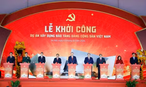 Tổng Bí thư Tô Lâm dự lễ khởi công xây dựng Bảo tàng Đảng Cộng sản Việt Nam
