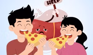 Ăn nhanh không chỉ hại dạ dày mà còn ảnh hưởng đến gan