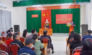 Phường Tuần Châu lấy ý kiến cử tri nơi cư trú đối với người ứng cử đại biểu Quốc hội khóa XVI và đại biểu HĐND các cấp