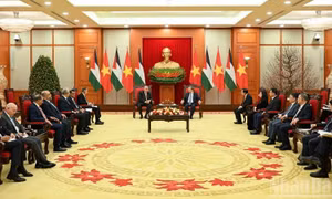 Tổng Bí thư Tô Lâm tiếp Chủ tịch Hạ viện Jordan