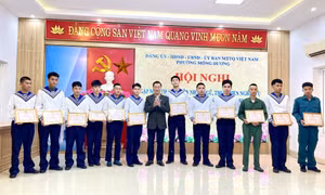 Các địa phương gặp mặt, động viên tân binh lên đường nhập ngũ năm 2026