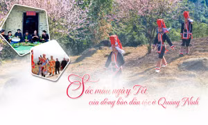 Sắc màu ngày Tết của đồng bào dân tộc ở Quảng Ninh