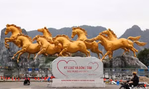Quảng Ninh dẫn đầu cuộc bình chọn linh vật ngựa đẹp nhất Tết Bính Ngọ