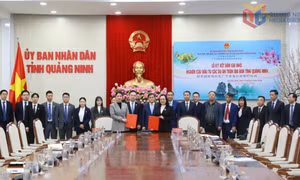 Ký kết biên bản ghi nhớ nghiên cứu đầu tư các dự án trên địa bàn tỉnh Quảng Ninh