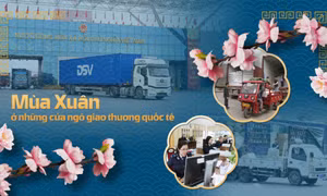 Mùa Xuân ở những cửa ngõ giao thương quốc tế