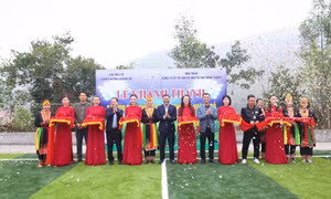 Phường Hoành Bồ khánh thành 4 sân vui chơi cộng đồng