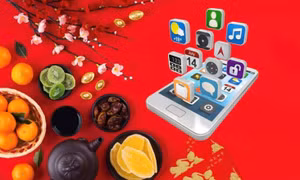 Lì xì online, mua sắm trực tuyến và nhiều thay đổi ngày Tết từ công nghệ
