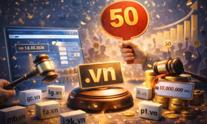 Tên miền “.vn” siêu ngắn sắp được đấu giá công khai trong tháng 3
