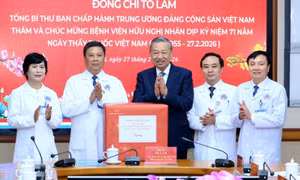 Phát biểu của Tổng Bí thư Tô Lâm nhân dịp thăm, chúc mừng Bệnh viện Hữu Nghị