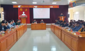 Công bố quyết định thanh tra công tác quản lý, cấp phép, khai thác khoáng sản