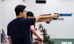 Phạm Quang Huy giành huy chương bạc bắn súng châu Á
