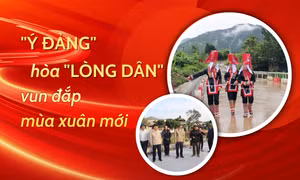 "Ý Đảng" hòa "lòng dân", vun đắp mùa xuân mới
