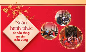 Xuân hạnh phúc từ nền tảng an sinh bền vững