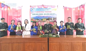 Đồn Biên phòng Bắc Sơn tổ chức chương trình “Xuân Biên phòng - Ấm lòng dân bản”  