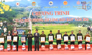 Chương trình “Xuân biên phòng ấm lòng dân bản năm 2026” tại các xã biên giới