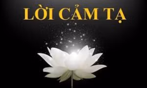 Lời cảm tạ