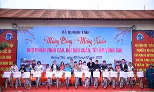Xuân ấm áp, nghĩa tình ở vùng cao Quảng Tân