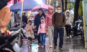 Thời tiết ngày 5/1: Miền bắc tiếp tục mưa rét; Nam Bộ ngày nắng, đêm mưa