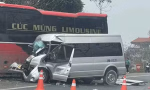 Tai nạn giữa hai xe khách trên Quốc lộ 1, 6 người thương vong
