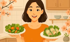 Thực đơn thanh đạm giúp giải ngấy ngày Tết