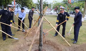 Lữ đoàn 147 phát động Tết trồng cây “Đời đời nhớ ơn Bác Hồ” Xuân Bính Ngọ 2026
