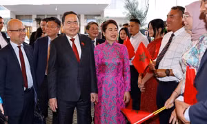 Chủ tịch Quốc hội Trần Thanh Mẫn và Phu nhân bắt đầu thăm chính thức Morocco