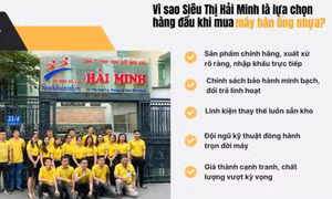 Dự án thi công lớn đều dùng máy hàn ống Hải Minh, tại sao?