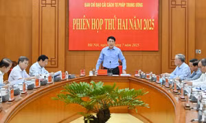 Chủ tịch nước Lương Cường chủ trì họp Ban chỉ đạo Cải cách tư pháp Trung ương