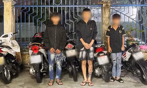 Công an Hội An Tây triệt xóa băng trộm 'nhí' gây 8 vụ trộm xe máy
