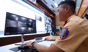 Cận cảnh trung tâm điều hành camera AI, thông báo vi phạm giao thông trong 2 giờ