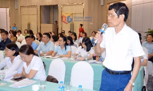 Tuyên truyền, phổ biến Luật BHXH, Luật BHYT cho gần 200 cán bộ Tập đoàn TKV