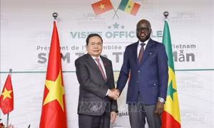 Chủ tịch Quốc hội Trần Thanh Mẫn hội đàm với Chủ tịch Quốc hội Senegal Malick Ndiaye