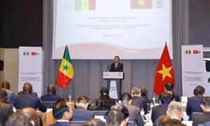 Chủ tịch Quốc hội Trần Thanh Mẫn và Chủ tịch Quốc hội Senegal dự tọa đàm chính sách thúc đẩy hợp tác Việt Nam - Senegal
