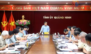 Ban Thường vụ Tỉnh ủy duyệt nội dung Đại hội Đảng bộ Công an tỉnh