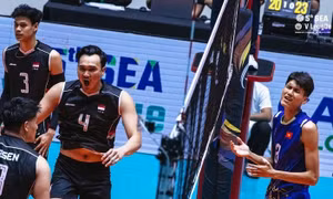 Bóng chuyền nam Việt Nam lập hat-trick thua Indonesia trong năm nay