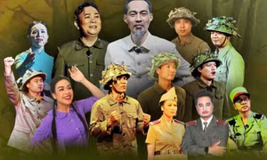 Hình tượng Đại tướng Võ Nguyên Giáp trên sân khấu chèo