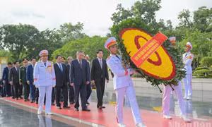 Lãnh đạo Đảng, Nhà nước vào Lăng viếng Chủ tịch Hồ Chí Minh
