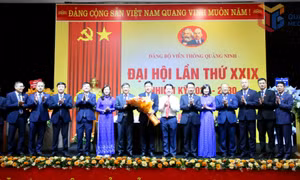 Đại hội đại biểu Đảng bộ Viễn thông Quảng Ninh lần thứ XXIX