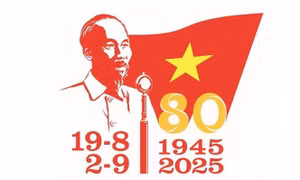 Mẫu logo chính thức cho các hoạt động kỷ niệm 80 năm Cách mạng tháng 8, Quốc khánh