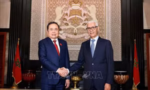 Chủ tịch Quốc hội Trần Thanh Mẫn hội đàm với Chủ tịch Hạ viện Morocco