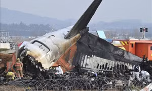 Hàn Quốc: Hé lộ khả năng phi công tắt nhầm động cơ trong thảm kịch Jeju Air