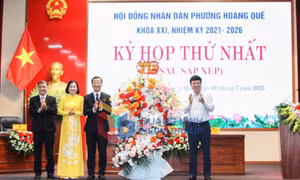 Hội nghị Ban Thường vụ Đảng ủy, Ban Chấp hành và kỳ họp thứ nhất HĐND phường Hoàng Quế, tháng 7-2025