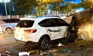 Xe tông liên hoàn ở Hà Nội, 1 người chết tại chỗ, chưa xác định số người bị thương